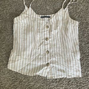 Abercrombie Linen Tank Top